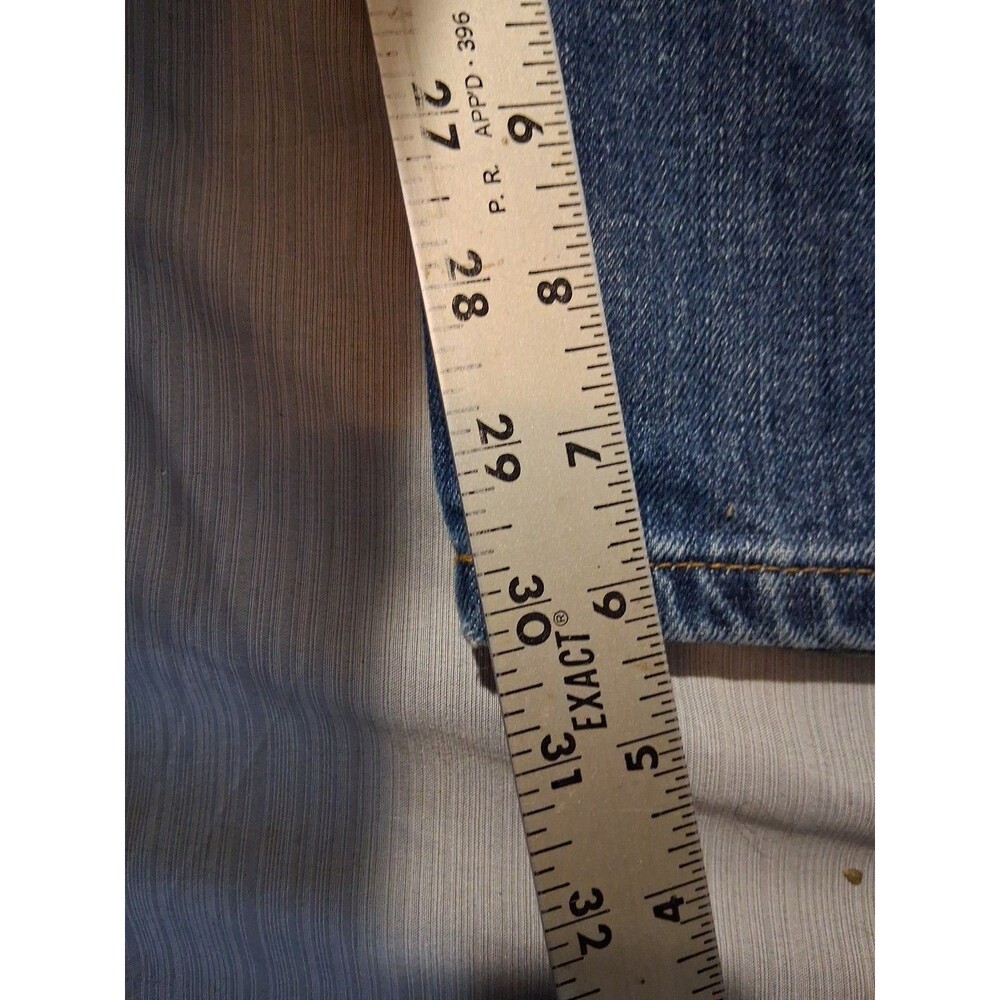 VINTAGE RL Polo Jeans Co Ralph Lauren Jeans Mens 34x32 Blue Loose Fit Denim 90s - Picture 5 of 5